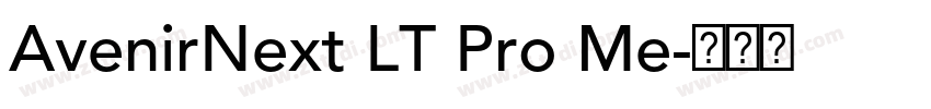 AvenirNext LT Pro Me字体转换